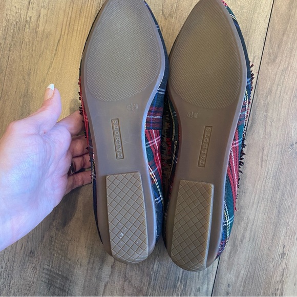 Talbots Plaid Tartan Preppy Driving Loafers • Size 6.5 • Holiday Classic - Picture 6 of 7